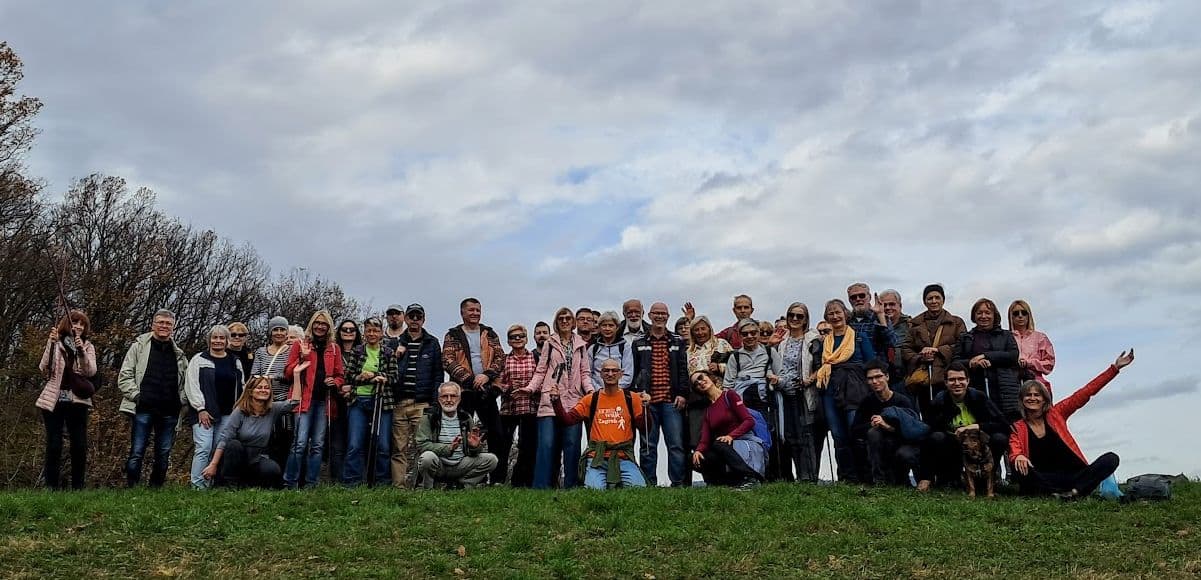 Na brani retencije Jazbina potoka Blizneca. [SMK 2025.]