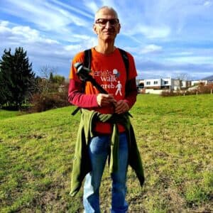 Voditelj šetnje Vanja Radovanović na stazi u blizini Gornjeg Bukovca. [IN 2025.]