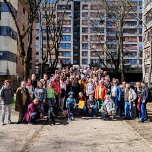 Zajednička fotka pred uspon na plato. [SM 2026.]