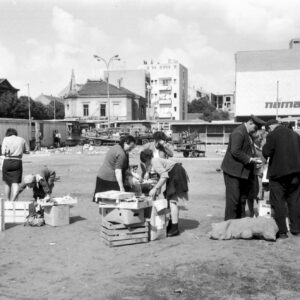Kvaternikov trg, 1968., zatvaranje tržnice. [FB-ZG 2026.]